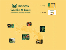 Tablet Screenshot of insecta.de